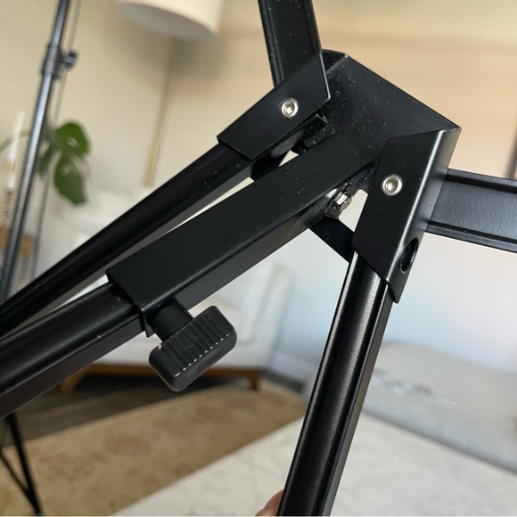 SoHo Urban Artist Black Aluminum Tabletop Ease - Picture 11 of 14